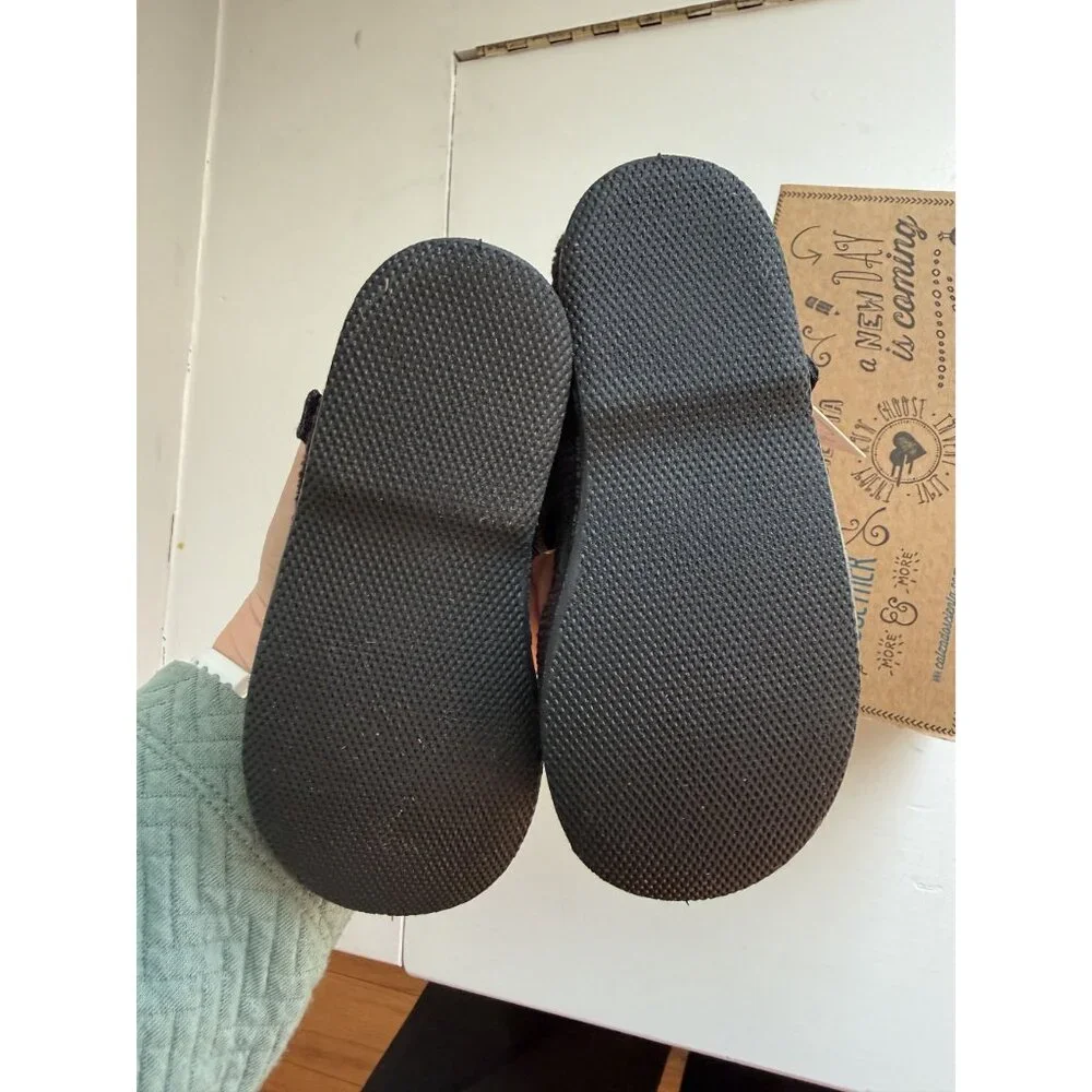 NWB Cienta Baby Girl Shoes Mary Janes Black Size EU 23 US 6.5 [jb]